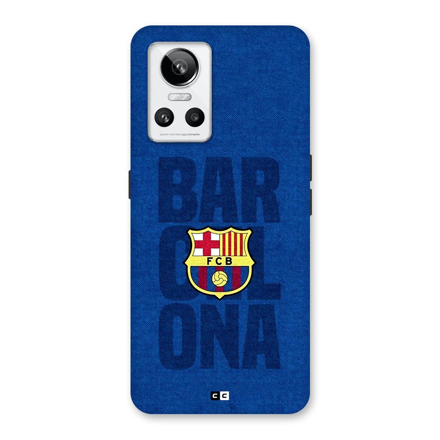 Barcelona Typography Back Case for Realme GT Neo 3