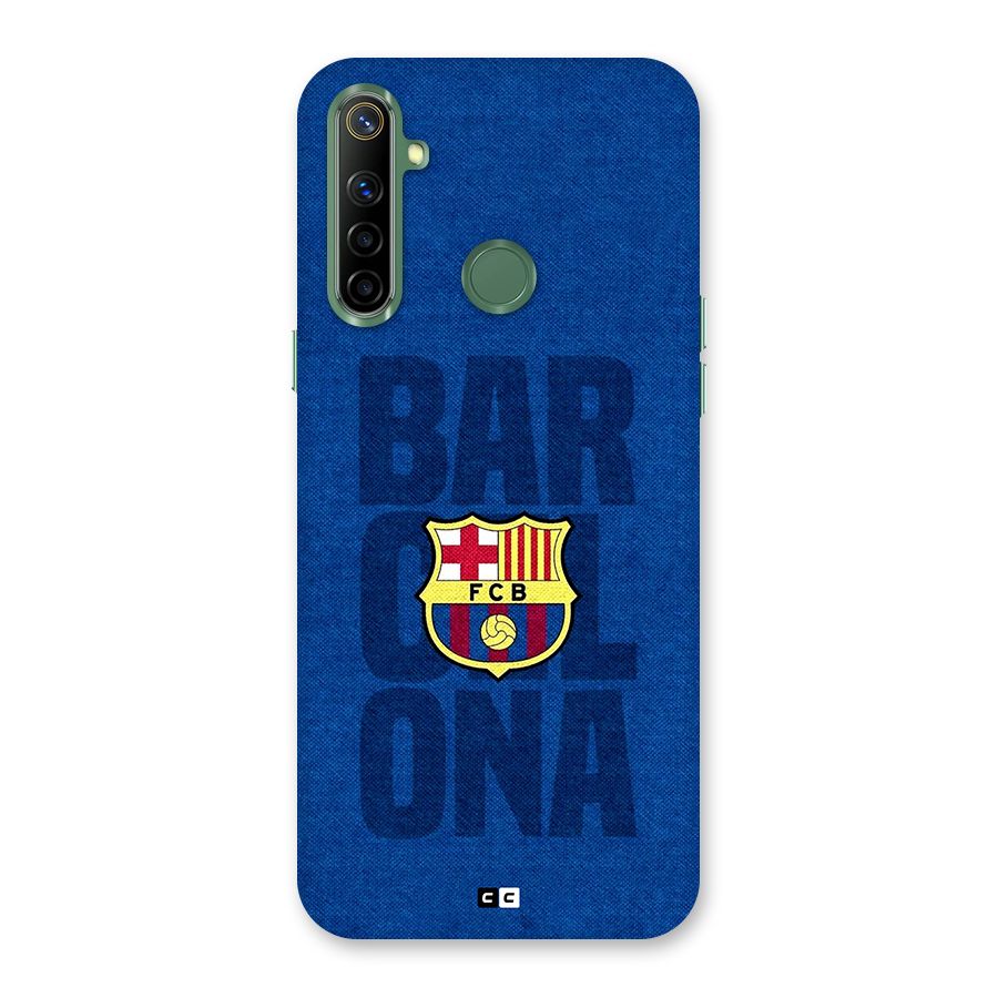 Barcelona Typography Back Case for Realme Narzo 10
