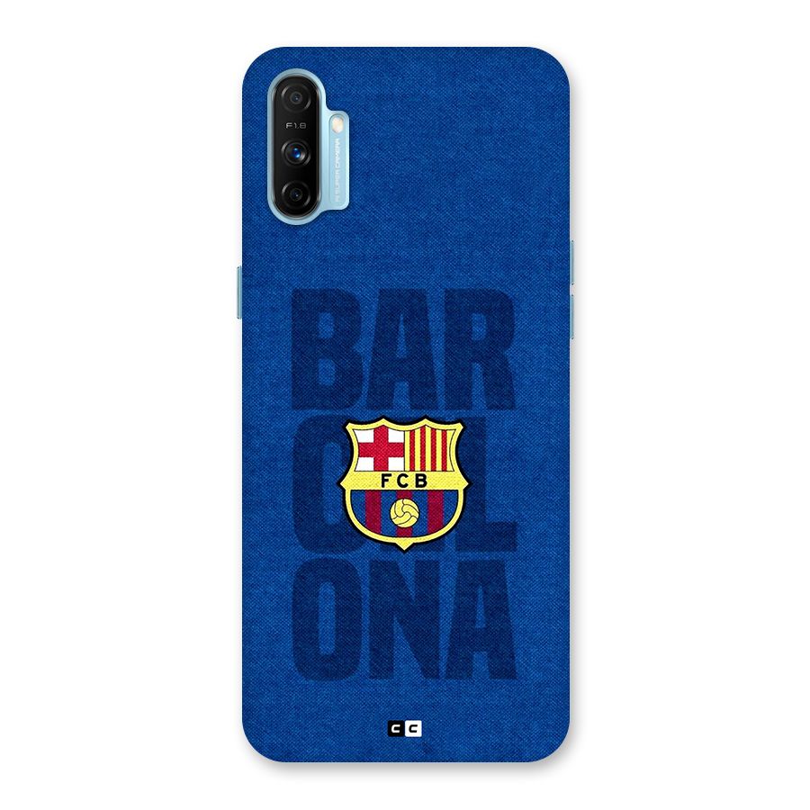 Barcelona Typography Back Case for Realme Narzo 20A
