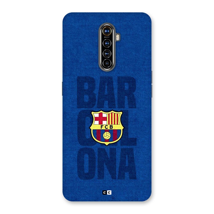 Barcelona Typography Back Case for Realme X2 Pro
