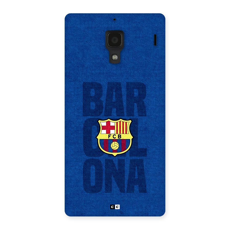 Barcelona Typography Back Case for Redmi 1s