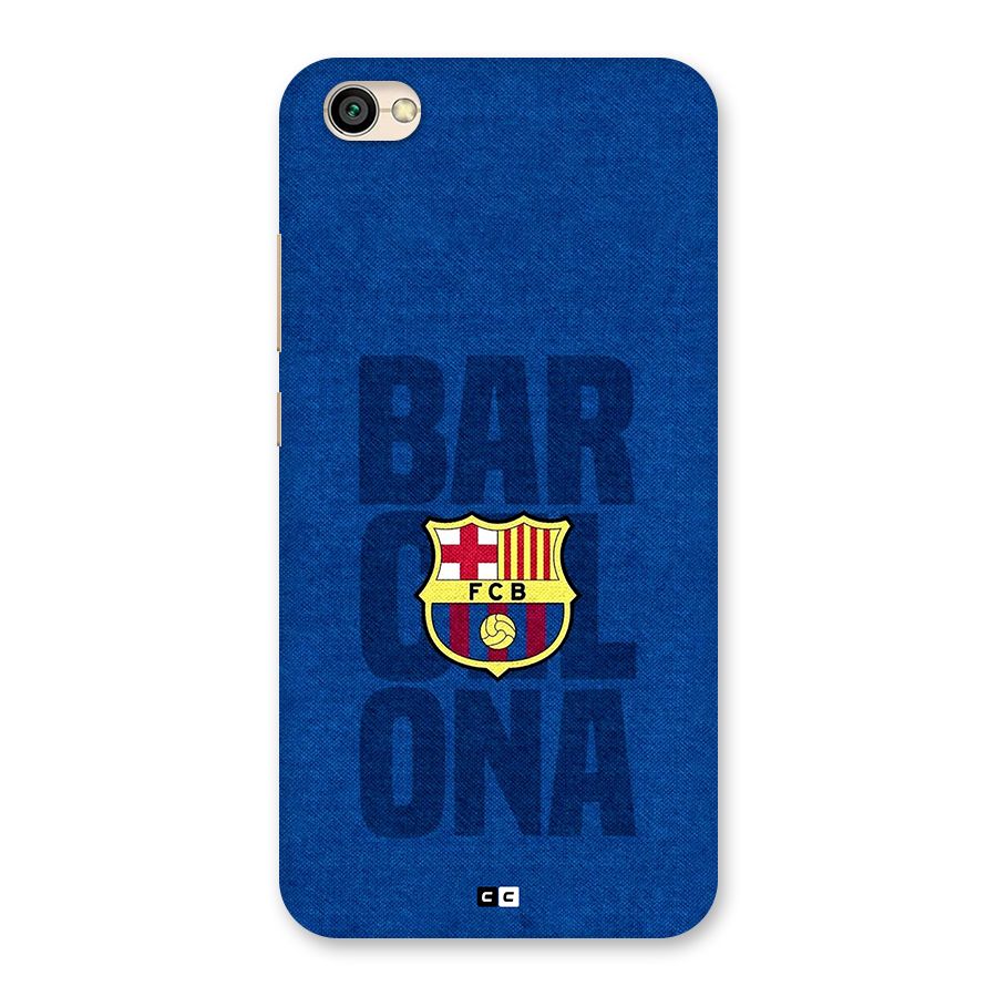 Barcelona Typography Back Case for Redmi Y1 Lite