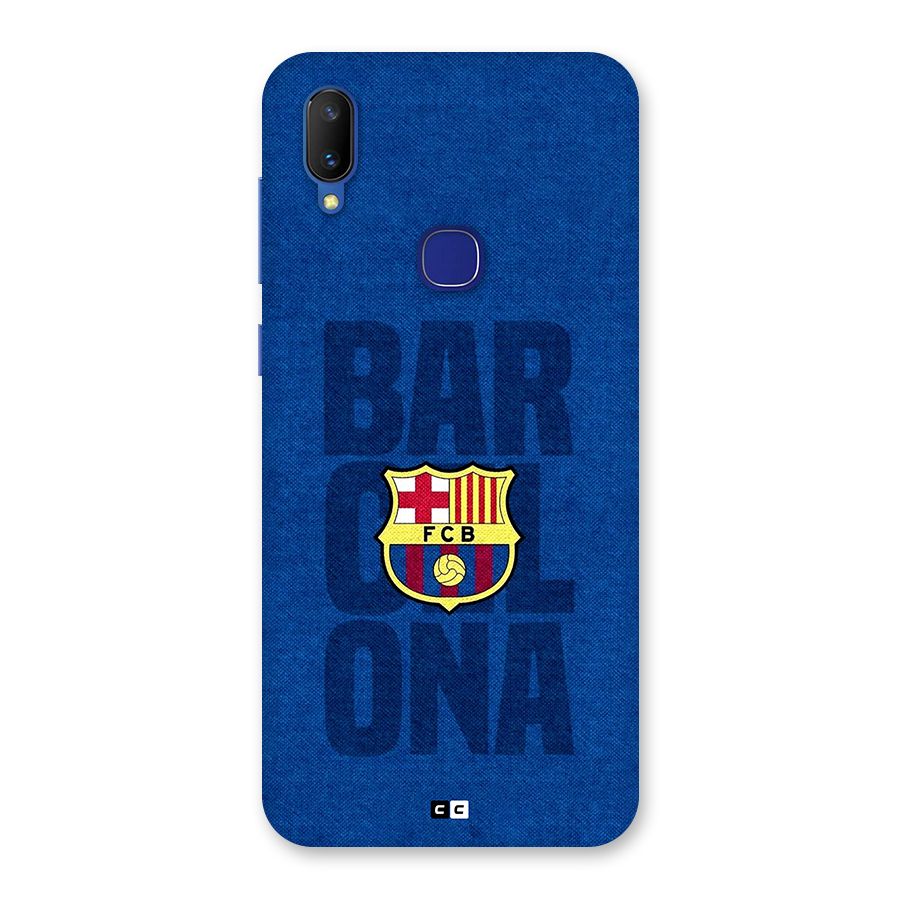 Barcelona Typography Back Case for Vivo V11