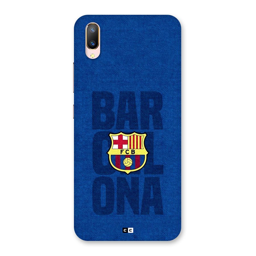 Barcelona Typography Back Case for Vivo V11 Pro