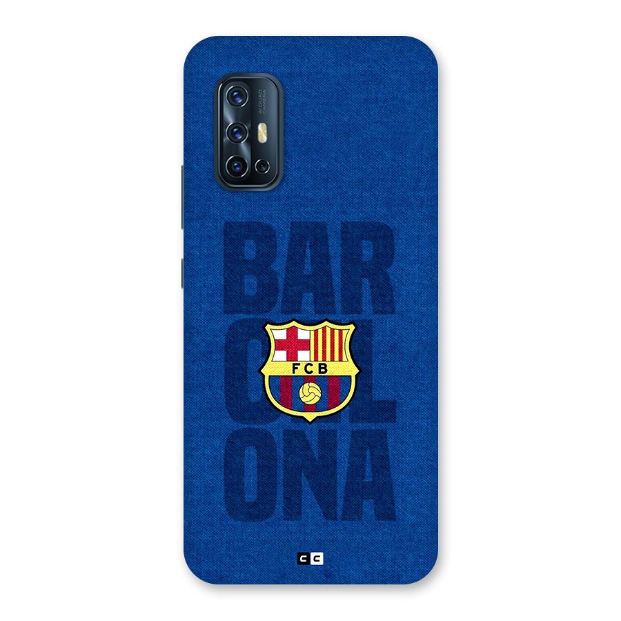 Barcelona Typography Back Case for Vivo V17