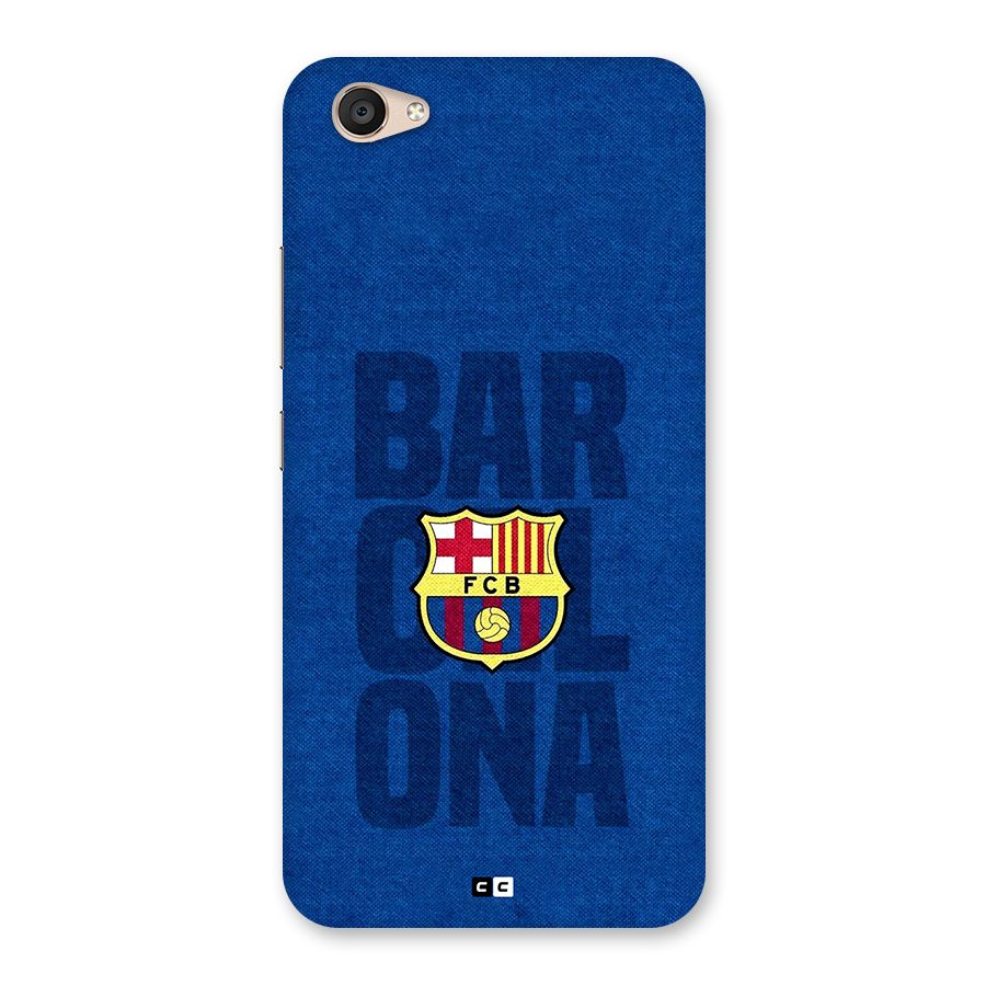 Barcelona Typography Back Case for Vivo V5 Plus