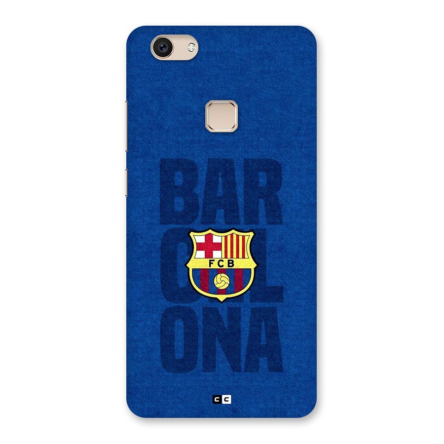 Barcelona Typography Back Case for Vivo V7