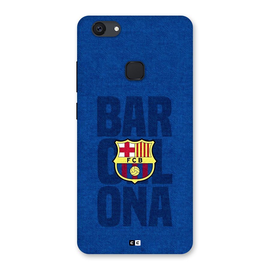 Barcelona Typography Back Case for Vivo V7 Plus