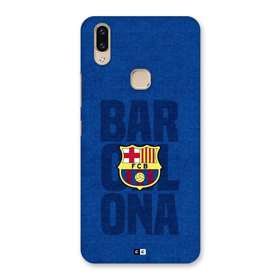 Barcelona Typography Back Case for Vivo V9 Youth