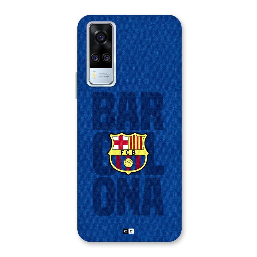 Barcelona Typography Back Case for Vivo Y31