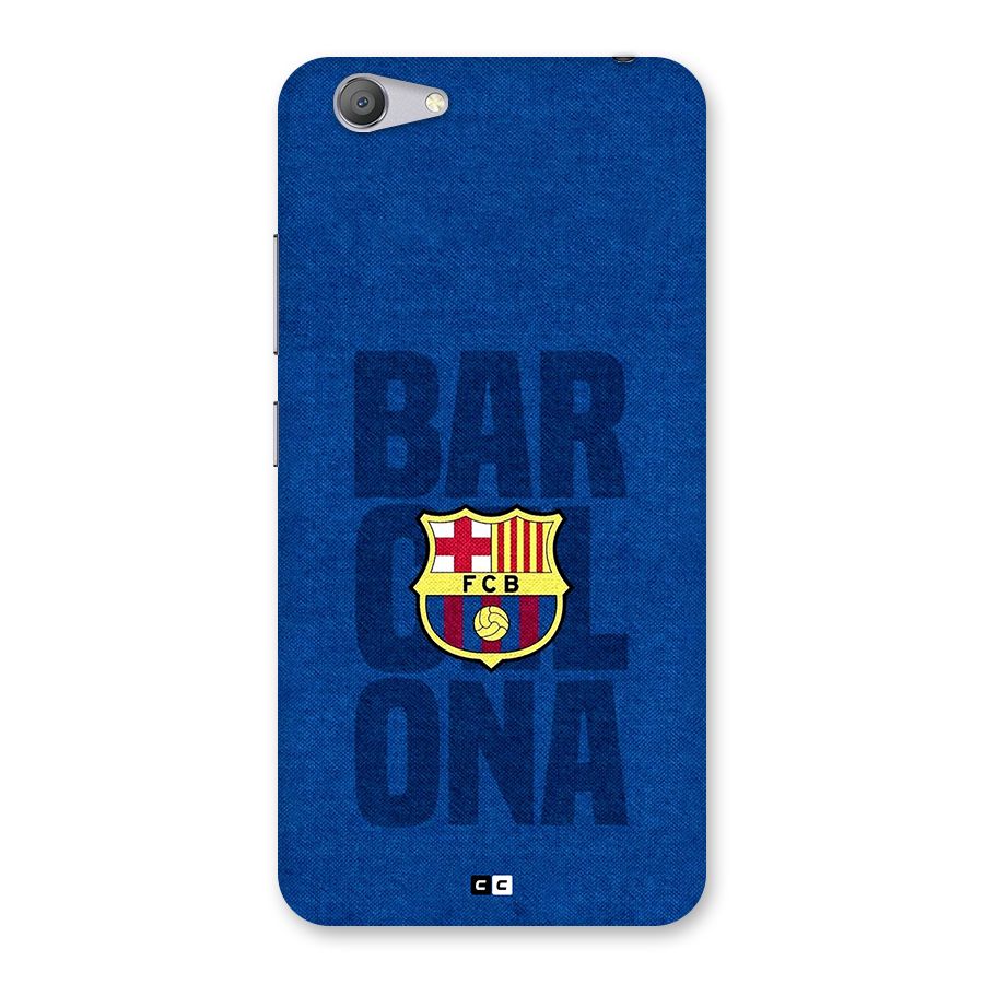 Barcelona Typography Back Case for Vivo Y53