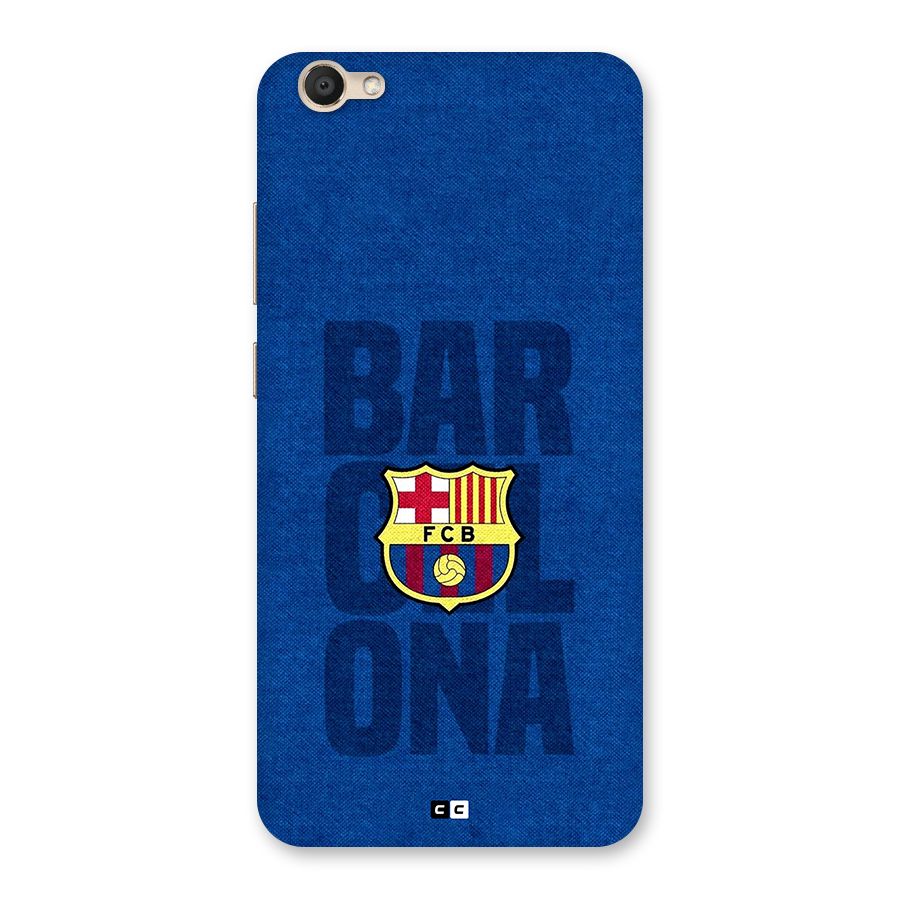 Barcelona Typography Back Case for Vivo Y67