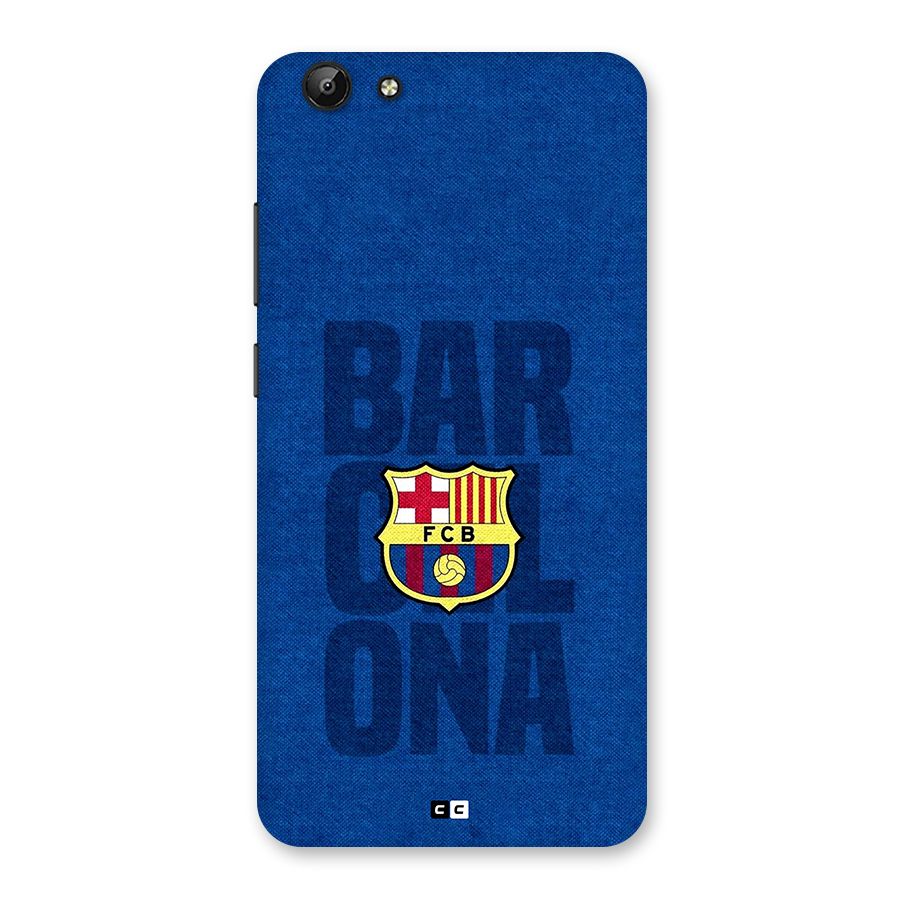 Barcelona Typography Back Case for Vivo Y69