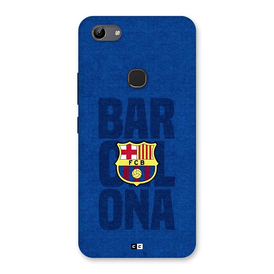Barcelona Typography Back Case for Vivo Y81