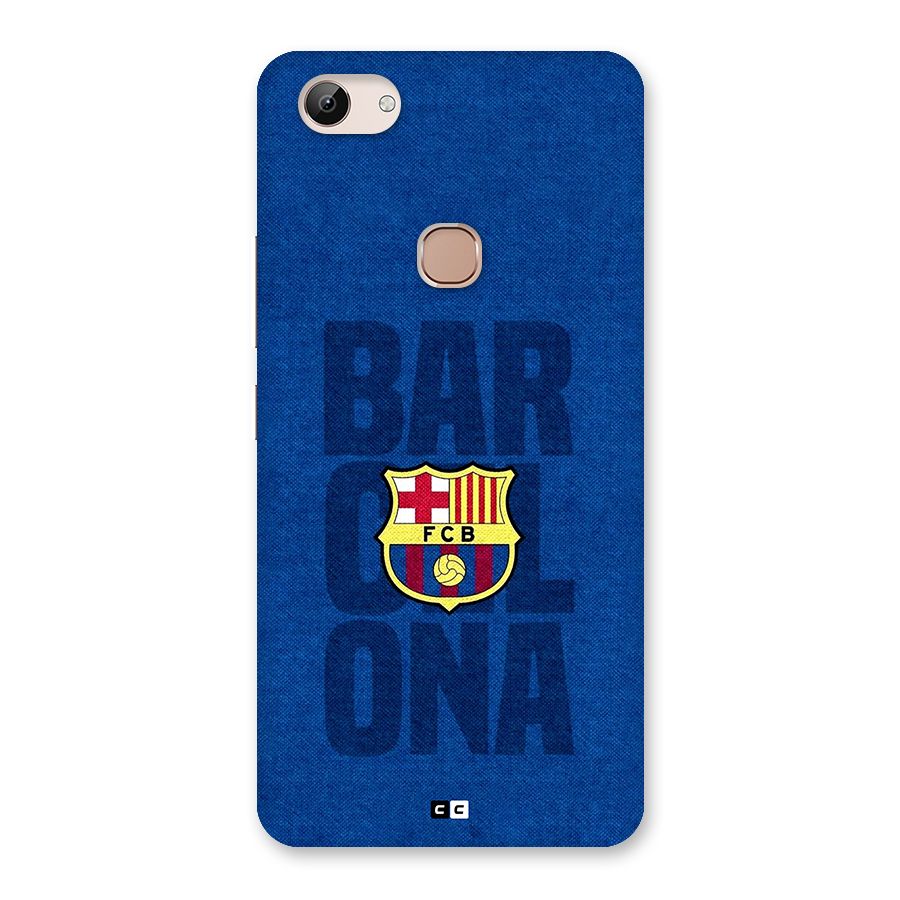 Barcelona Typography Back Case for Vivo Y83