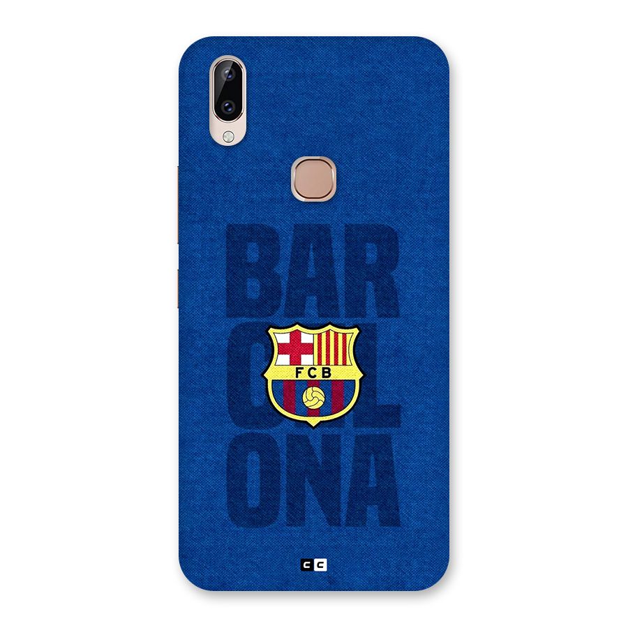 Barcelona Typography Back Case for Vivo Y83 Pro