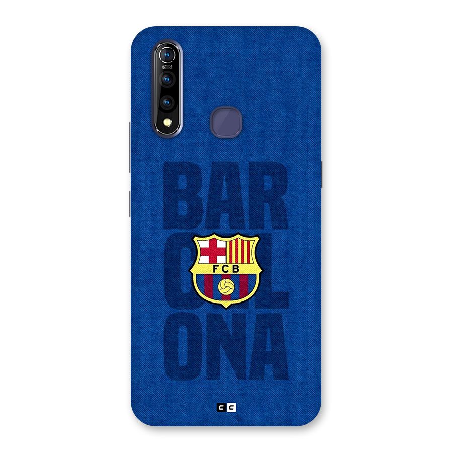 Barcelona Typography Back Case for Vivo Z1 Pro