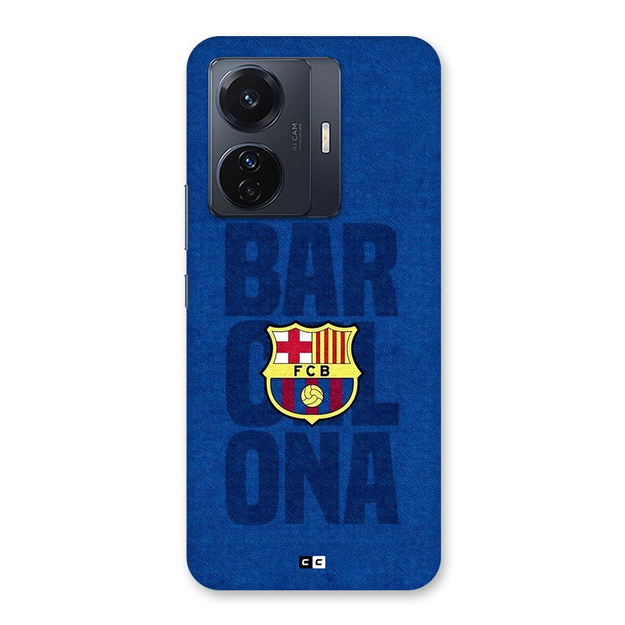 Barcelona Typography Back Case for Vivo iQOO Z6 Pro