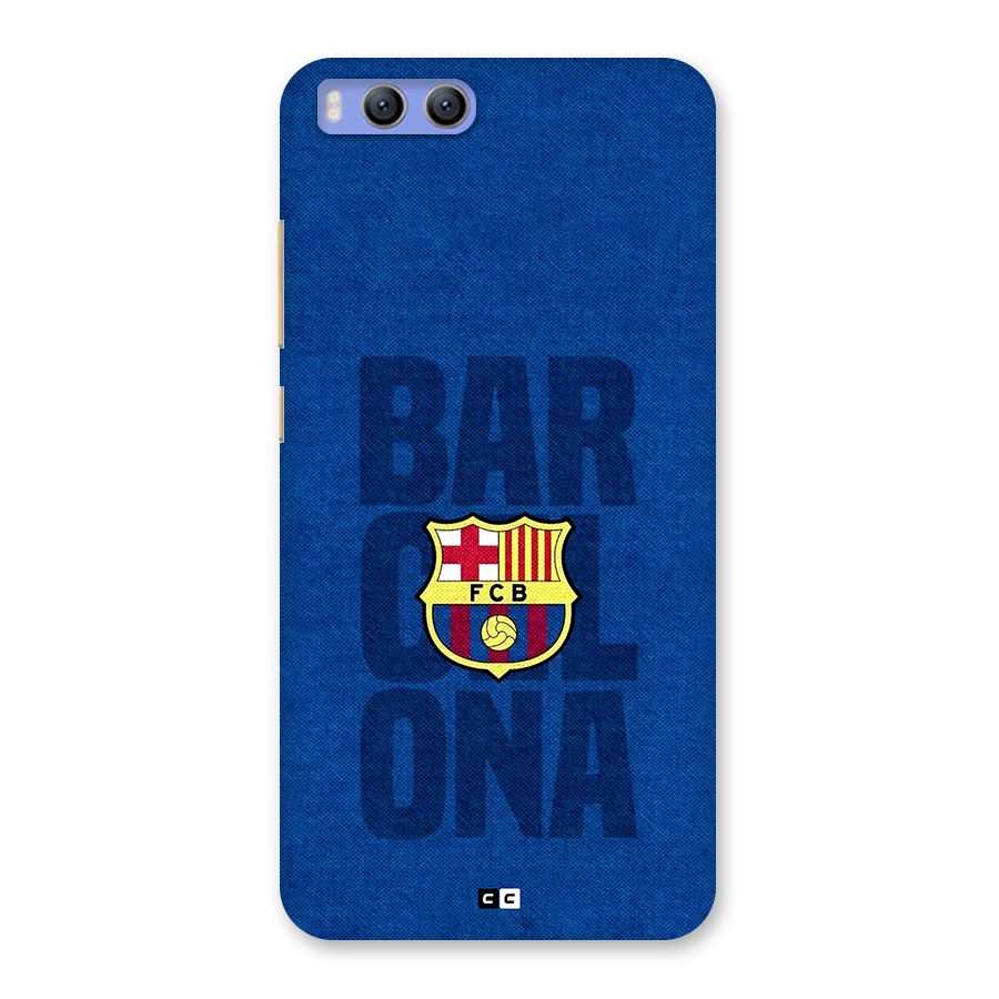 Barcelona Typography Back Case for Xiaomi Mi 6