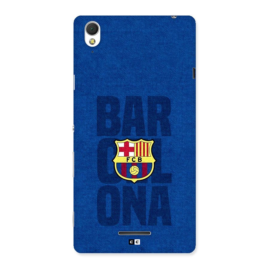 Barcelona Typography Back Case for Xperia T3