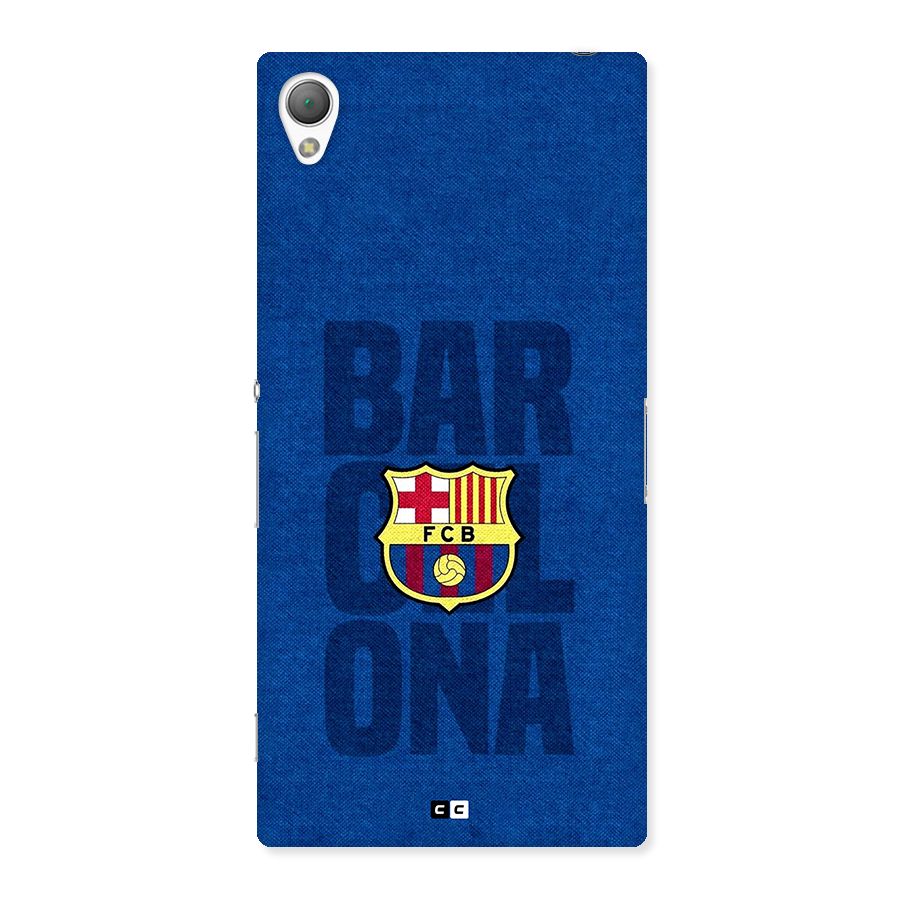 Barcelona Typography Back Case for Xperia Z3