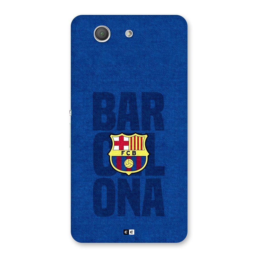 Barcelona Typography Back Case for Xperia Z3 Compact