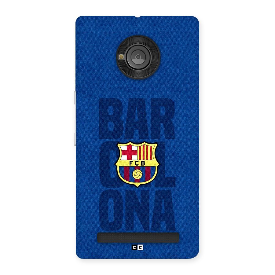Barcelona Typography Back Case for Yunique