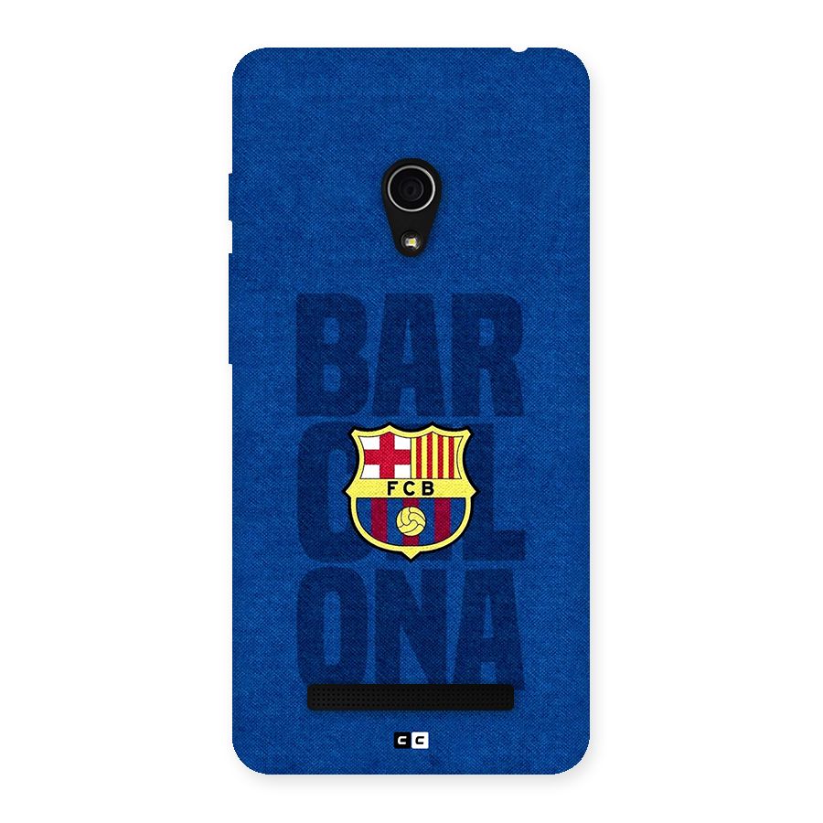 Barcelona Typography Back Case for Zenfone 5