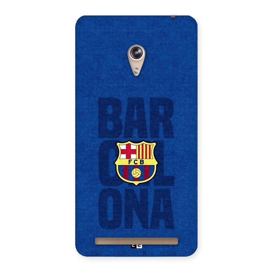 Barcelona Typography Back Case for Zenfone 6