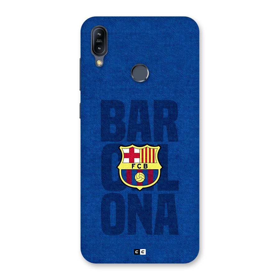 Barcelona Typography Back Case for Zenfone Max M2