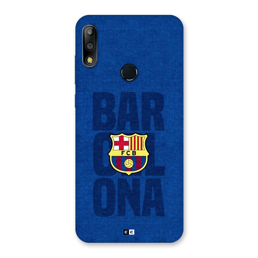 Barcelona Typography Back Case for Zenfone Max Pro M2