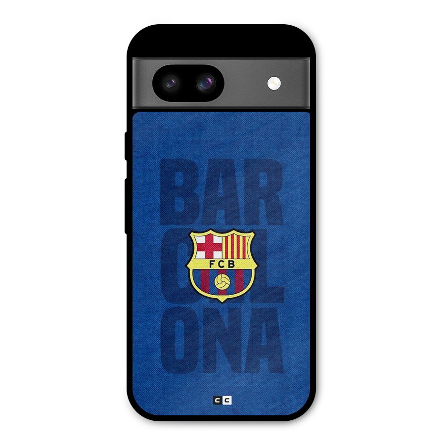 Barcelona Typography Metal Back Case for Google Pixel 8a