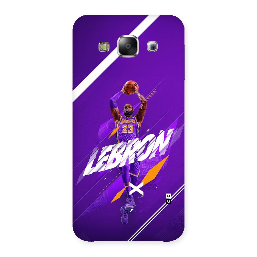 Basketball Star Back Case for Galaxy E5