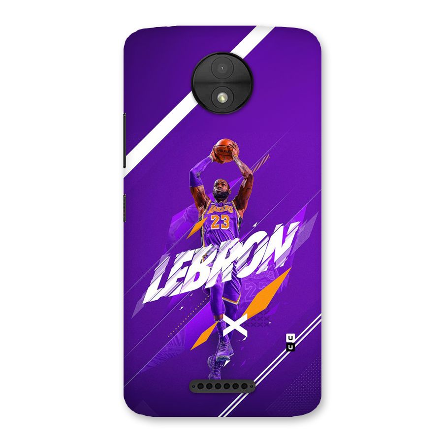 Basketball Star Back Case for Moto C