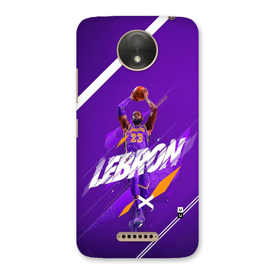 Basketball Star Back Case for Moto C Plus