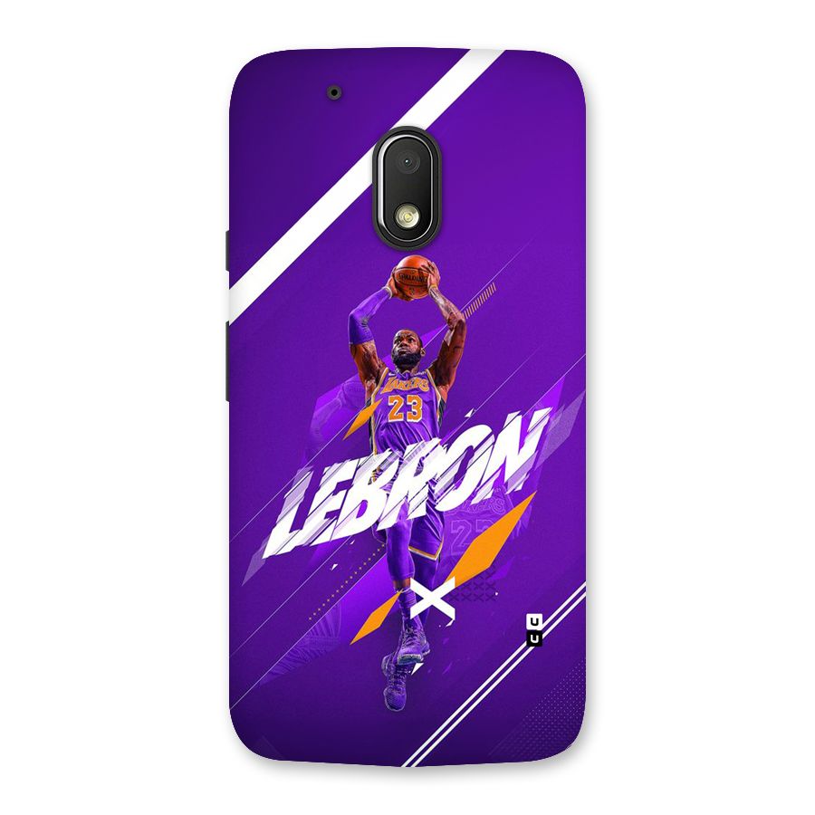 Basketball Star Back Case for Moto G4 Play