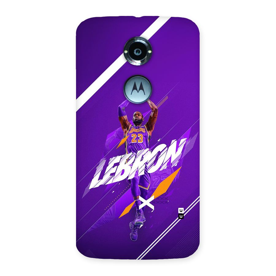 Basketball Star Back Case for Moto X2