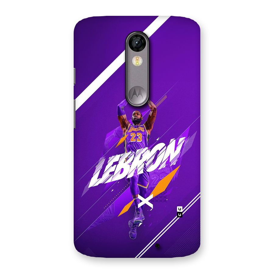 Basketball Star Back Case for Moto X Force