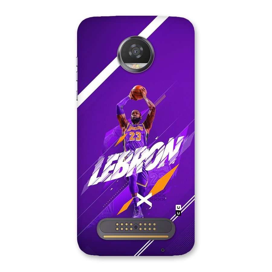 Basketball Star Back Case for Moto Z2 Play