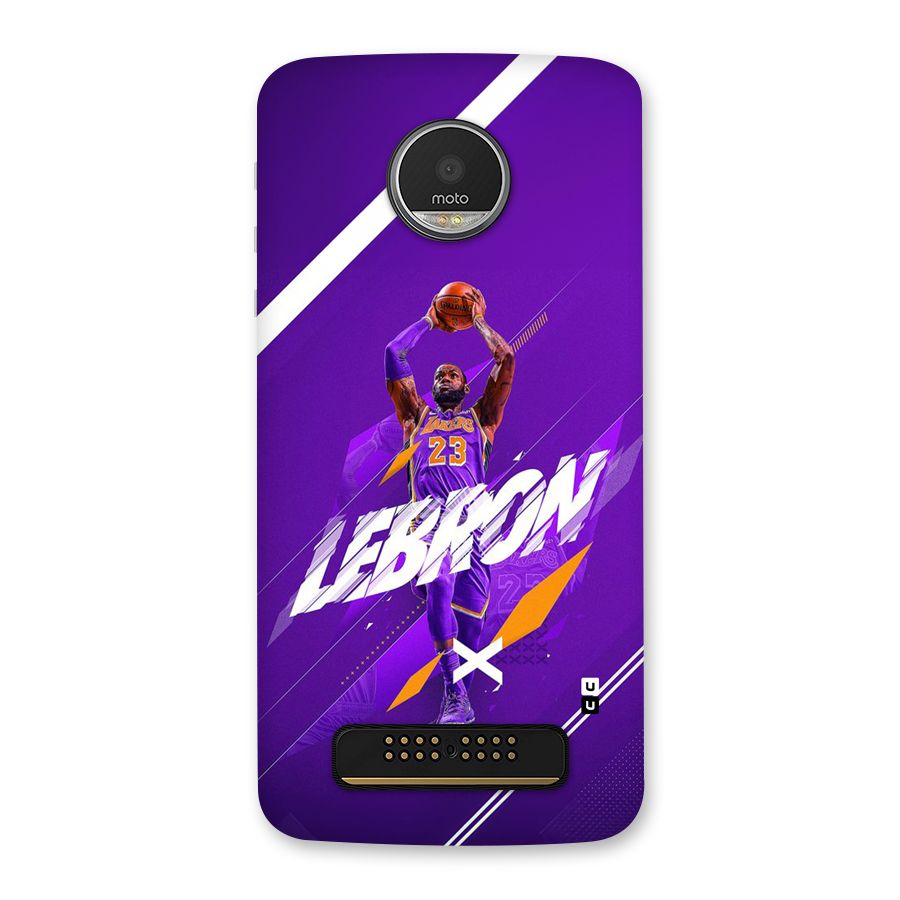 Basketball Star Back Case for Moto Z Play