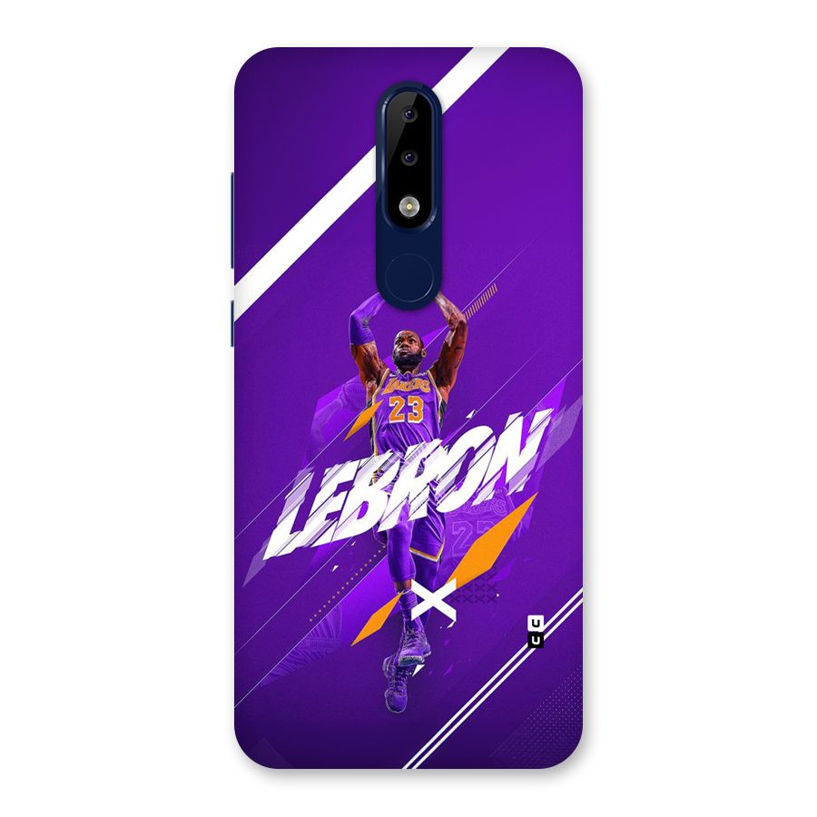 Basketball Star Back Case for Nokia 5.1 Plus