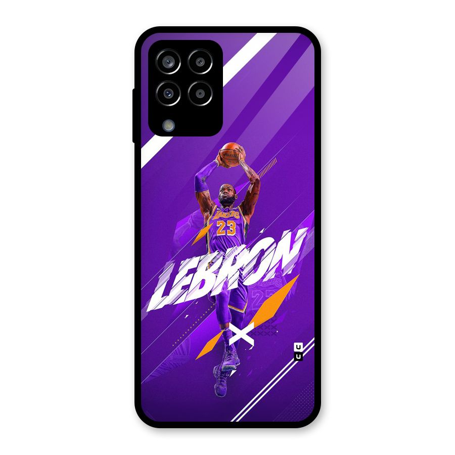 Basketball Star Glass Back Case for Galaxy M33