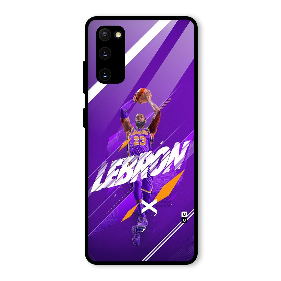 Basketball Star Glass Back Case for Galaxy S20 FE
