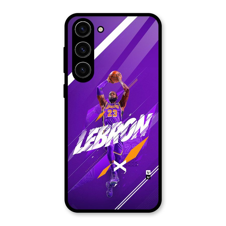 Basketball Star Glass Back Case for Galaxy S23 Plus