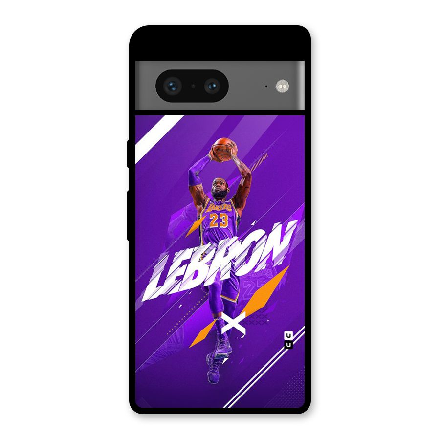 Basketball Star Glass Back Case for Google Pixel 7