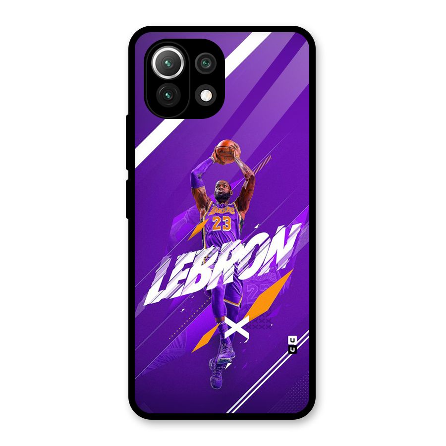 Basketball Star Glass Back Case for Mi 11 Lite NE 5G