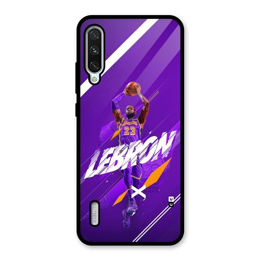 Basketball Star Glass Back Case for Mi A3