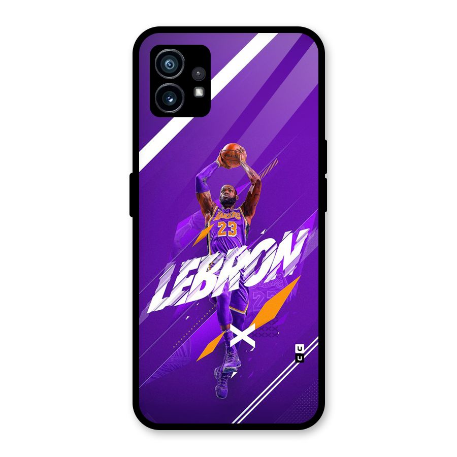 Basketball Star Glass Back Case for Nothing Phone 1