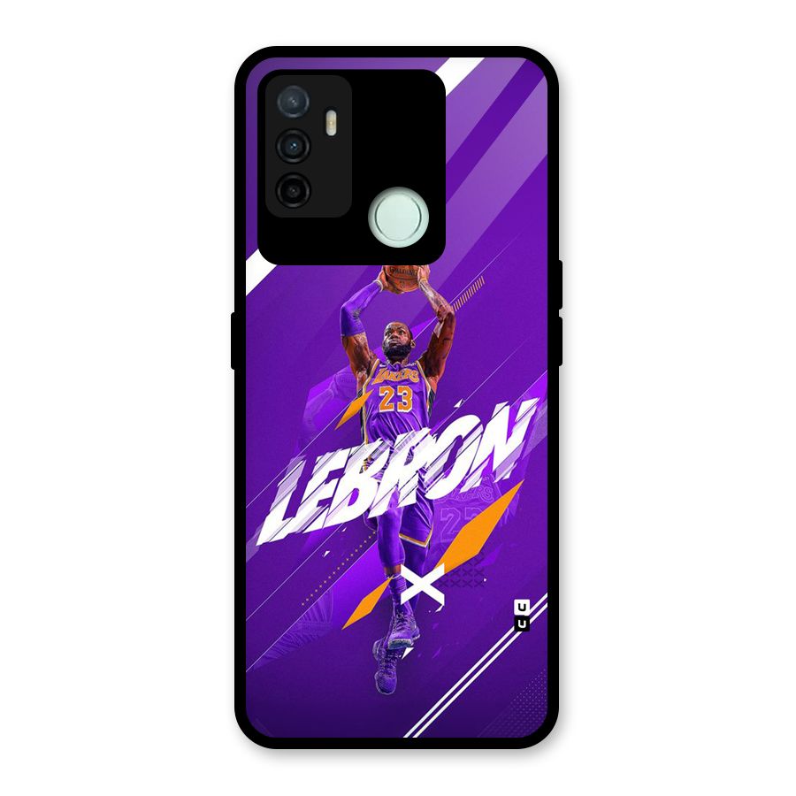 Basketball Star Glass Back Case for Oppo A53