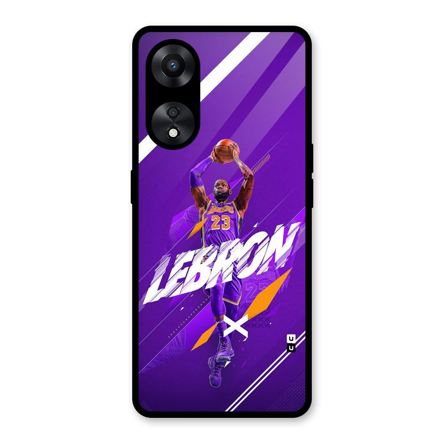 Basketball Star Glass Back Case for Oppo A78